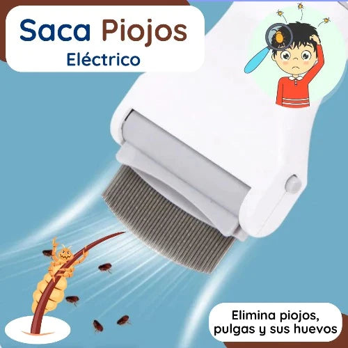 Cepillo Saca Piojos -Elimina piojos y liendres sin químicos.